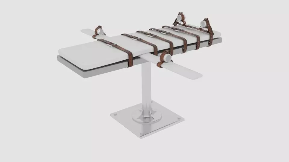Lethal Injection Bed 3D model