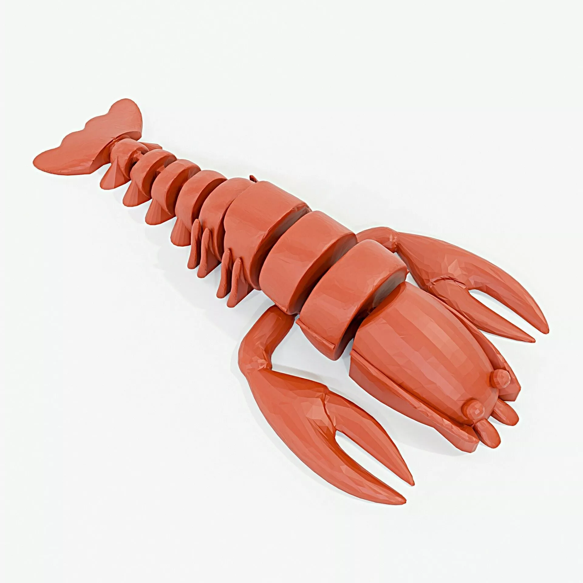 Flexi Lobster Articulated Free 3D print model