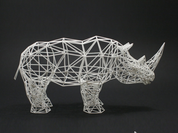 Digital Safari- Rhino Small 3D print model_4