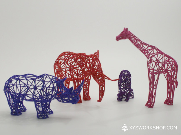 Digital Safari- Rhino Small 3D print model_2