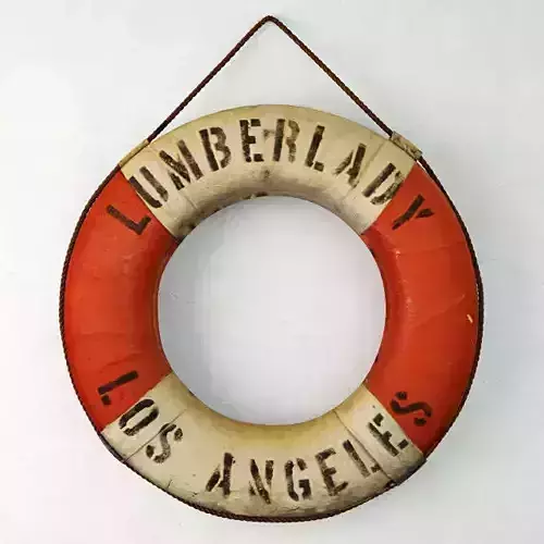 Vintage Life Preserver 4 3D model