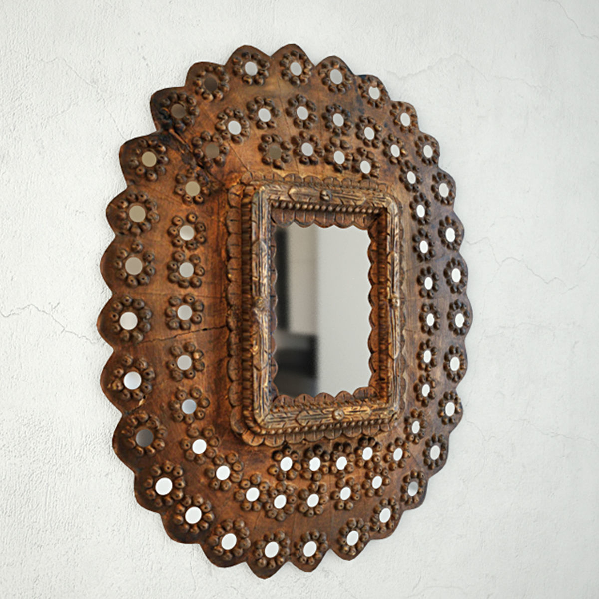 Peacock Mirror 2 3D model_2