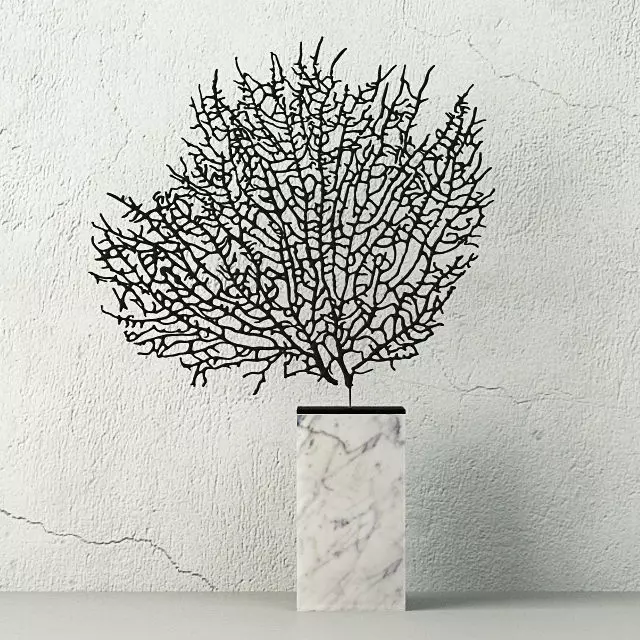 Natural Exotic Sea Fan 3D model