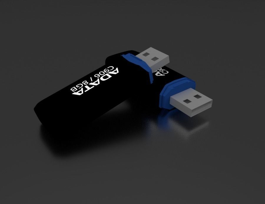 Adata Drive Flash 3D model_0