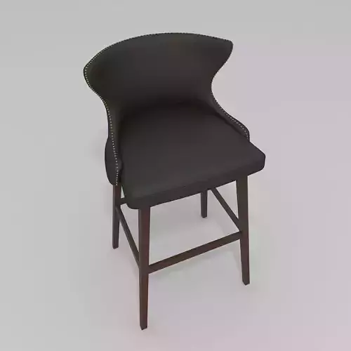 Four Hands Julie Swivel Bar Stool Black Bar Height