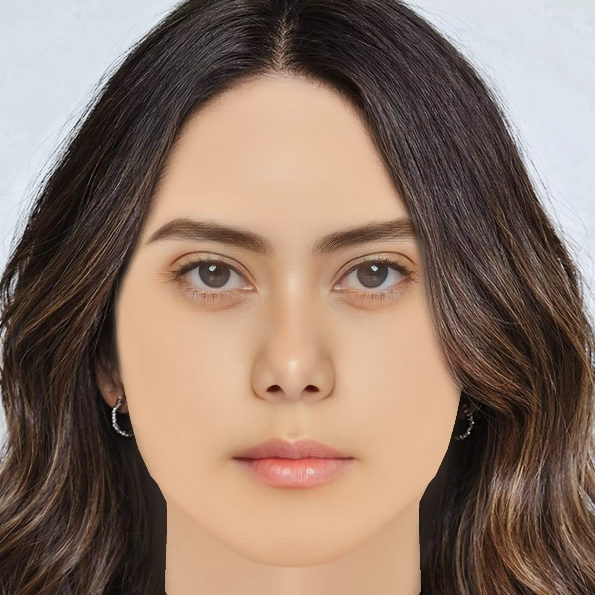 Renata Vaca Head - No Hair - Low poly head for game Low-poly 3D model