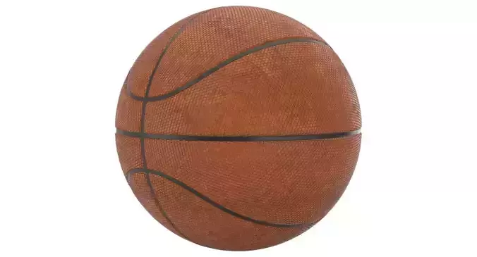 Basketball Textured 3D model