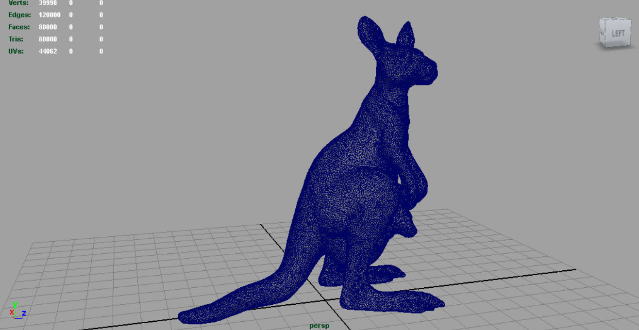 KANGAROO Low-poly 3D model_3