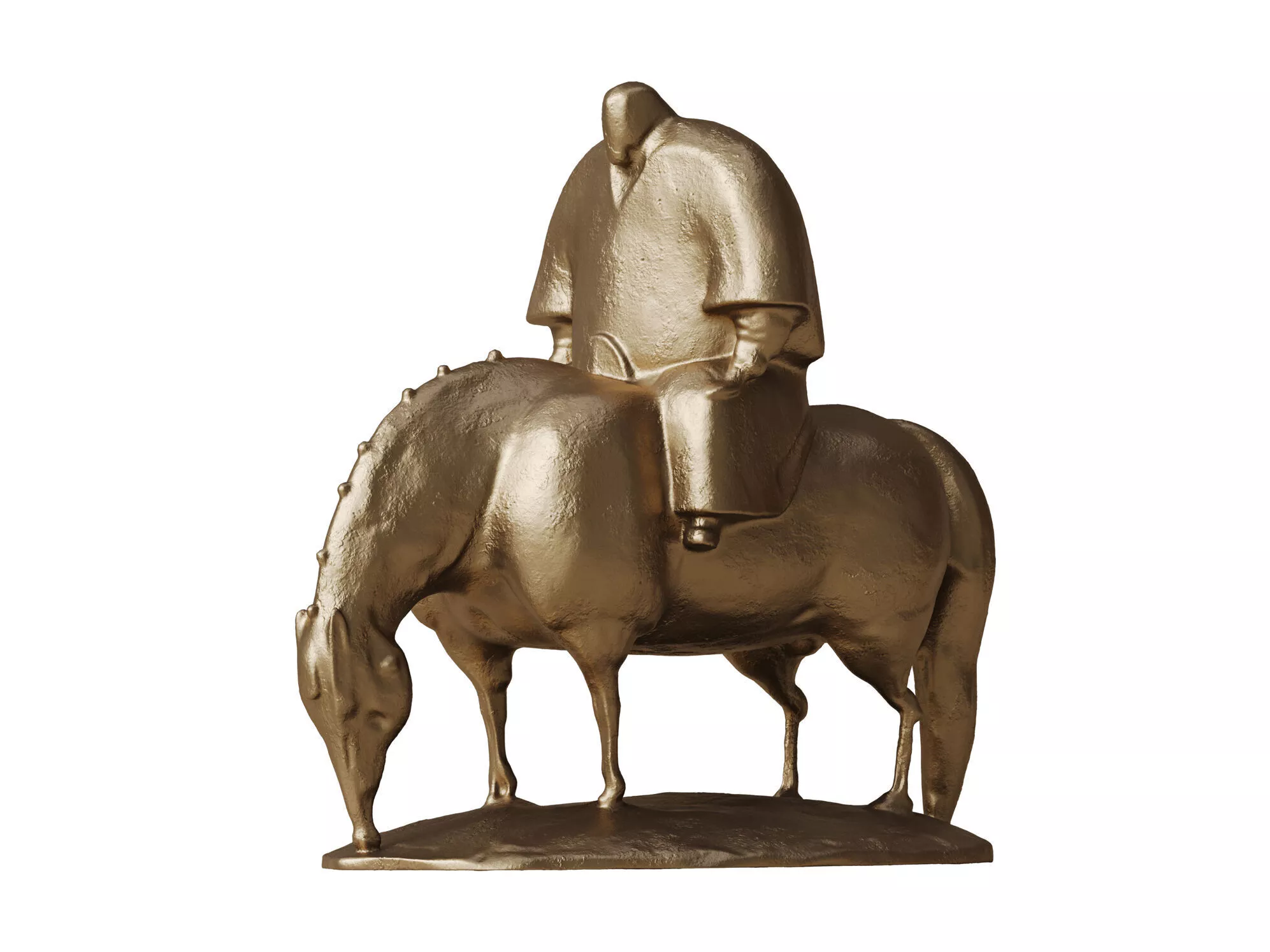 Sculpture 001 The Horse Rider 01 3D model