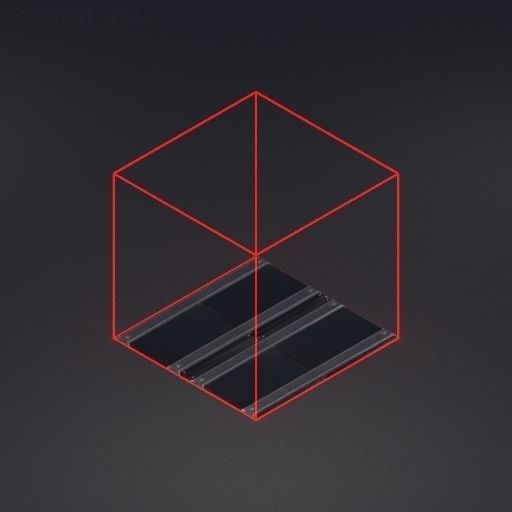 Sci-Fi Ladders and Stairs Package Basic Version Low-poly 3D model_95