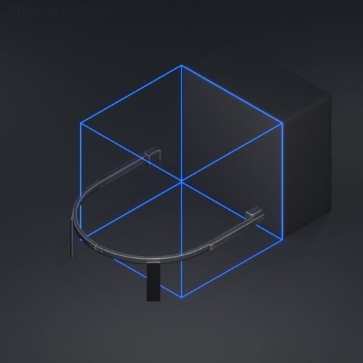 Sci-Fi Ladders and Stairs Package Basic Version Low-poly 3D model_52