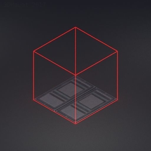 Sci-Fi Ladders and Stairs Package Basic Version Low-poly 3D model_97