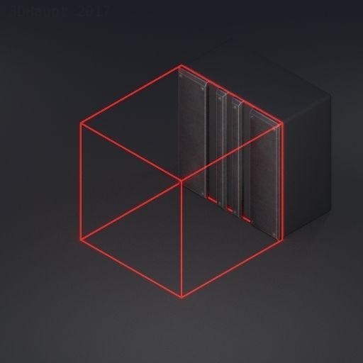 Sci-Fi Ladders and Stairs Package Basic Version Low-poly 3D model_92