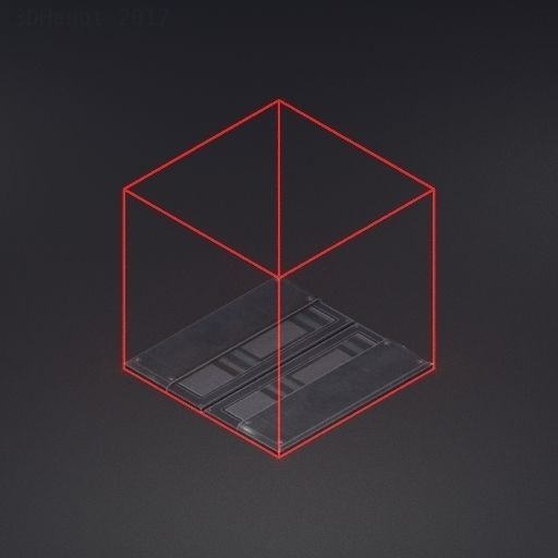 Sci-Fi Ladders and Stairs Package Basic Version Low-poly 3D model_99