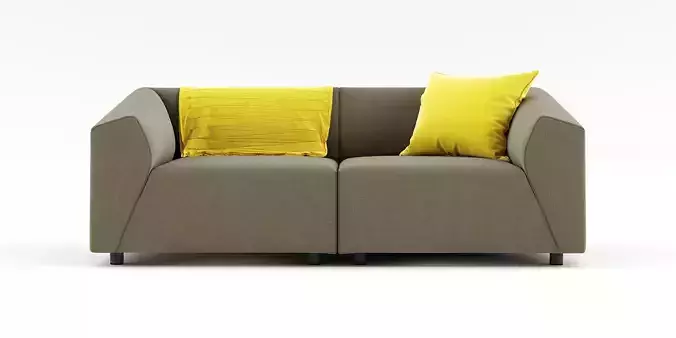 THEA sofa by MDF Italia 3D model