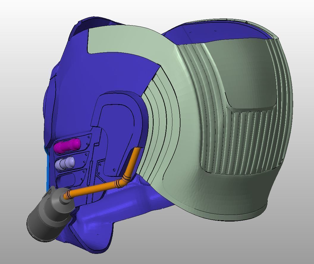 Star-Lord Helmet 3D print model_2