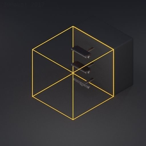 Modular Ladders and Stairs Package Rusty Version Low-poly 3D model_122