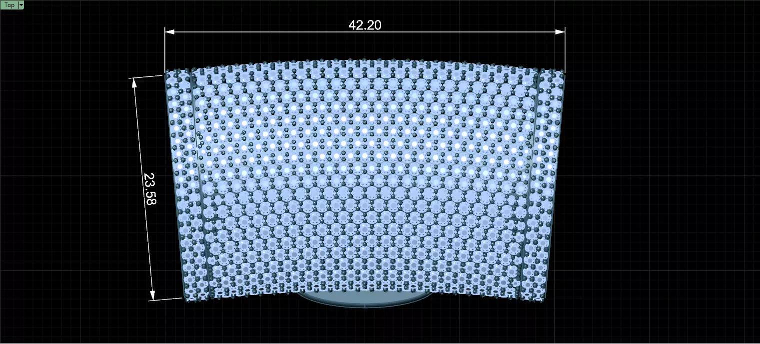 23mm Iced Out Cuban Lock box 3D print model