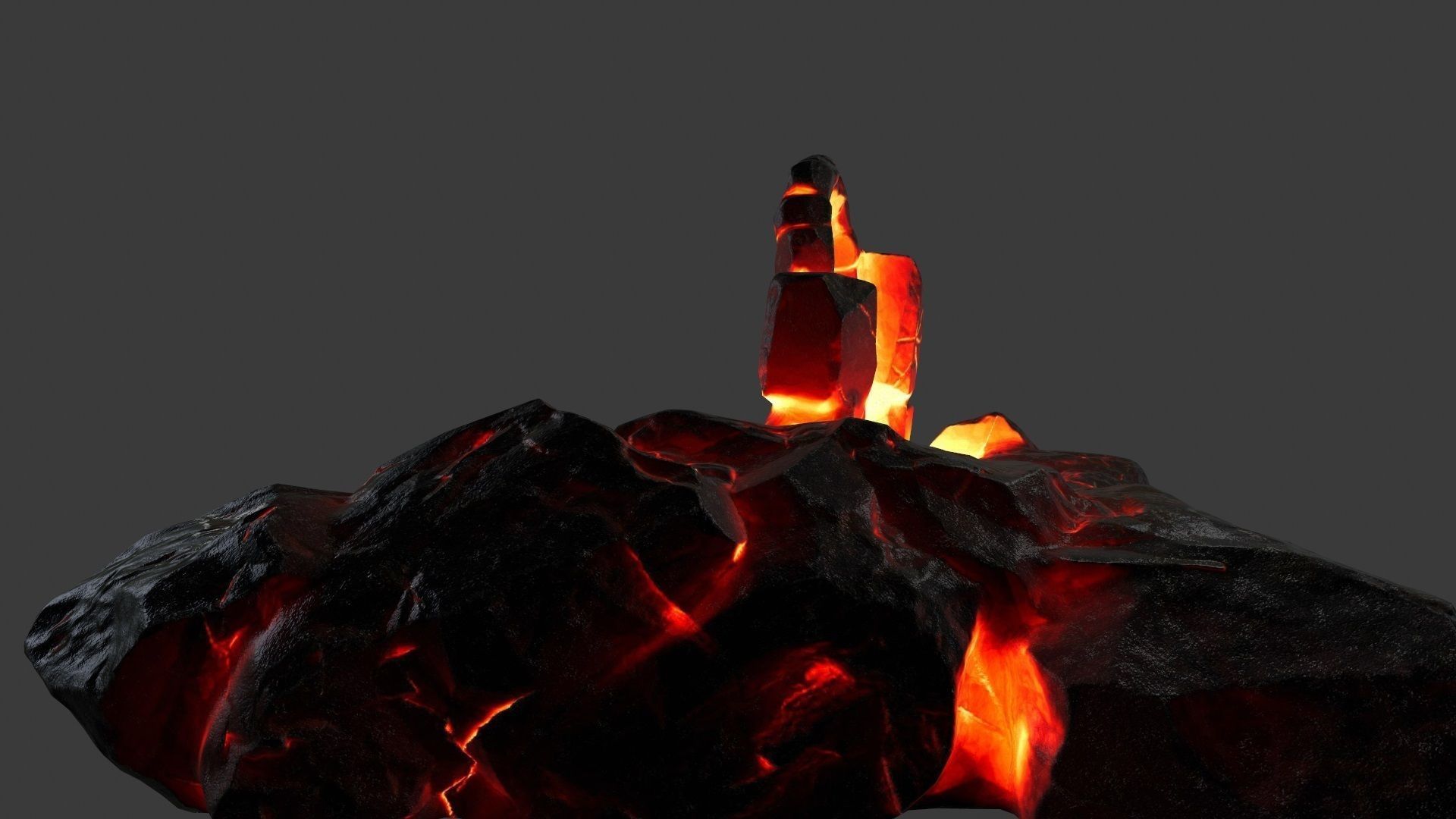 Hell Gate Low-poly 3D model_16