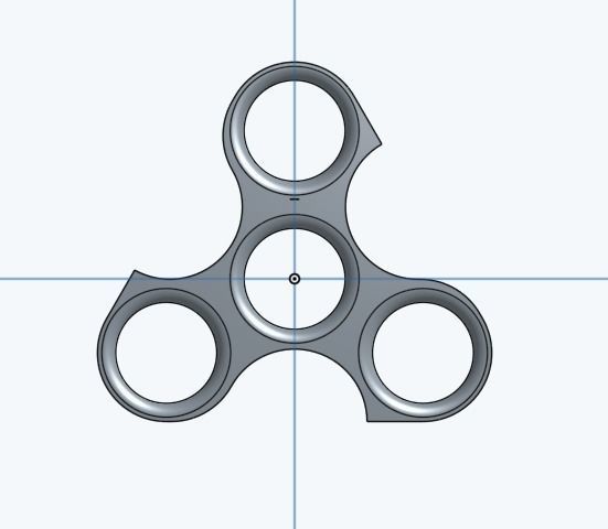 Fidget Spinner 3D print model_0