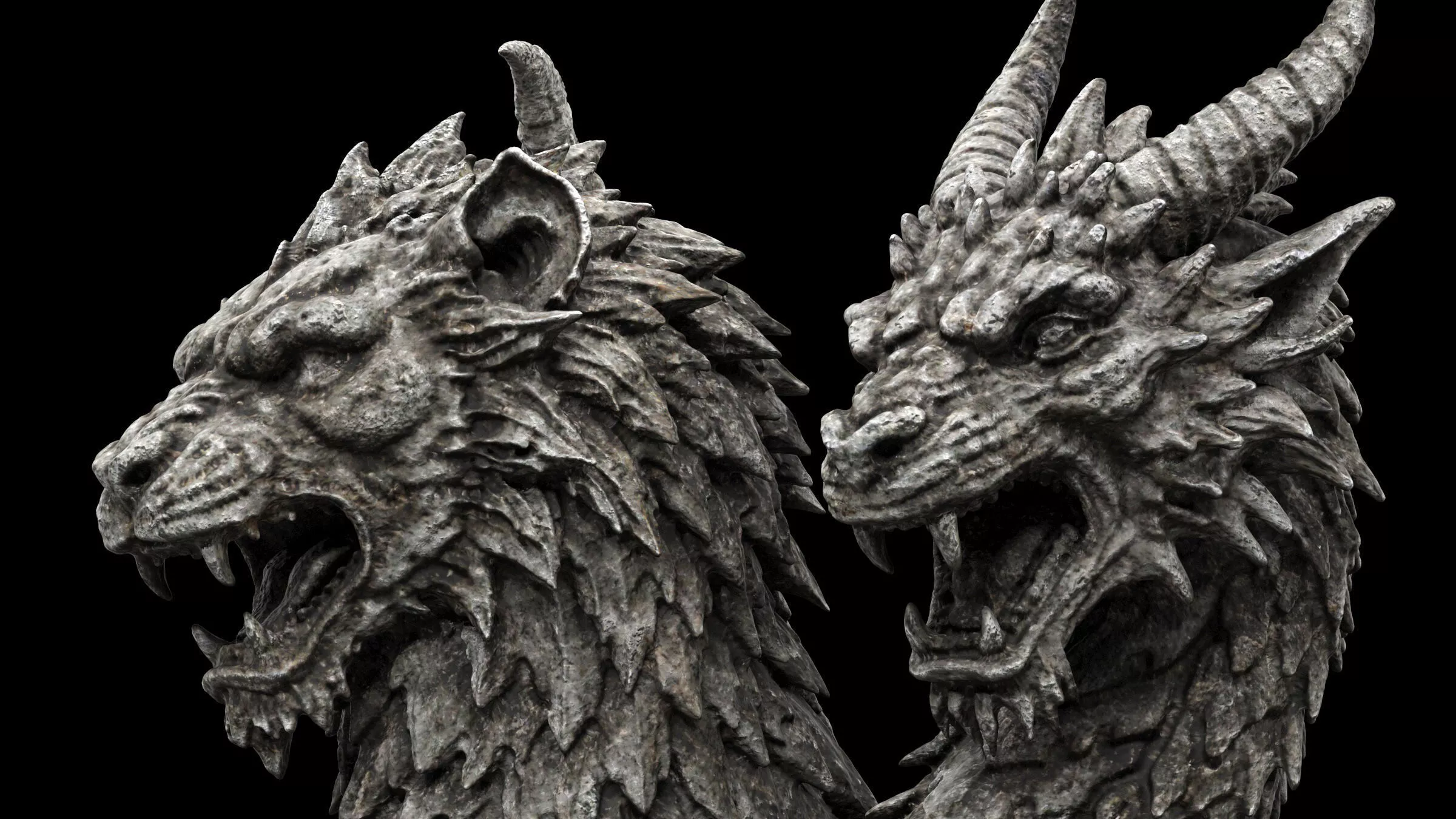 Gothic Chimera Gargoyle Low-poly 3D model