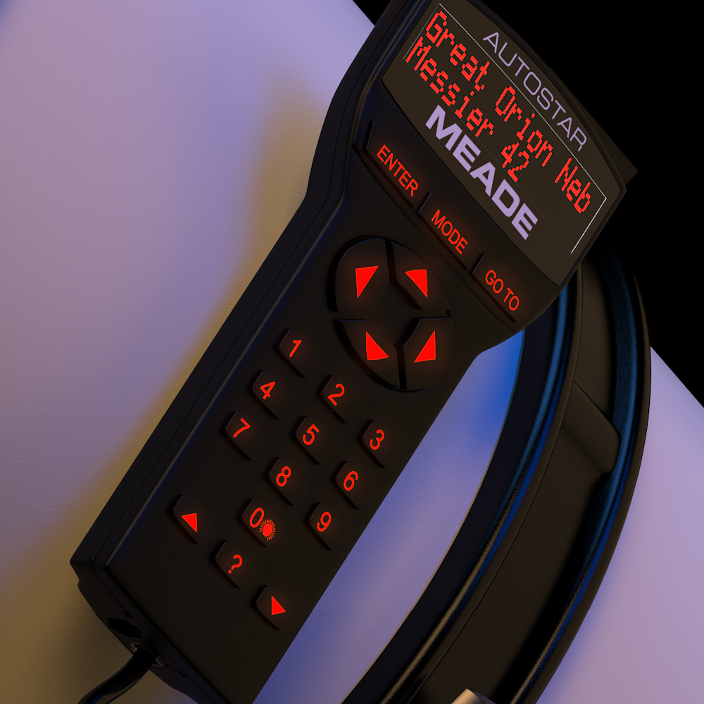 Meade LXD75 Schmidt-Newtonian 10 telescope static version 3D model_8