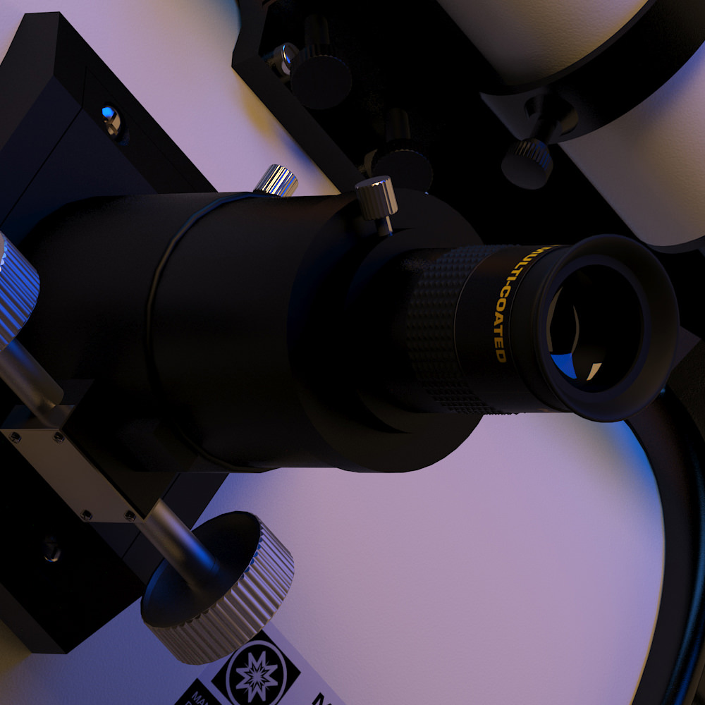 Meade LXD75 Schmidt-Newtonian 10 telescope static version 3D model_4