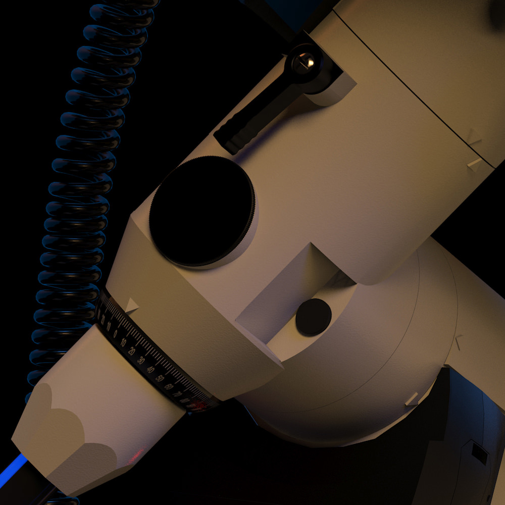 Meade LXD75 Schmidt-Newtonian 10 telescope static version 3D model_2