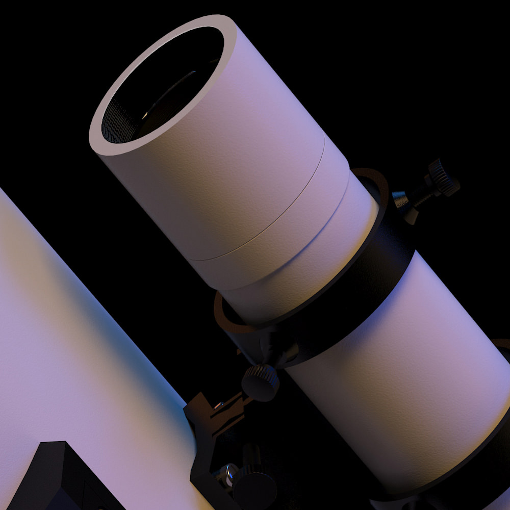 Meade LXD75 Schmidt-Newtonian 10 telescope static version 3D model_5