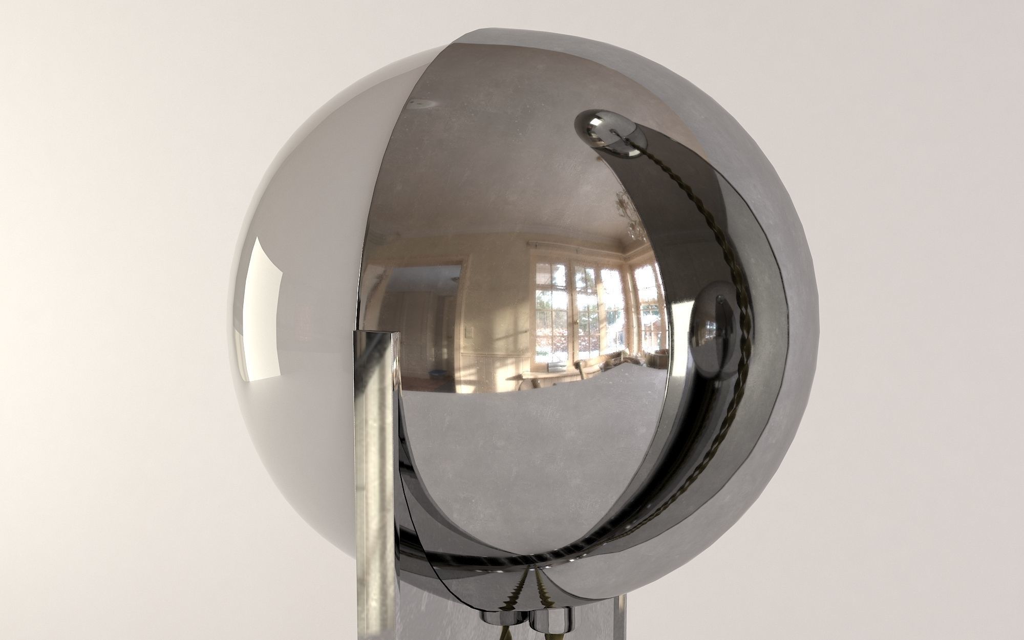 Pete and Nora Floor Lamp PBR Textures 3D model_1