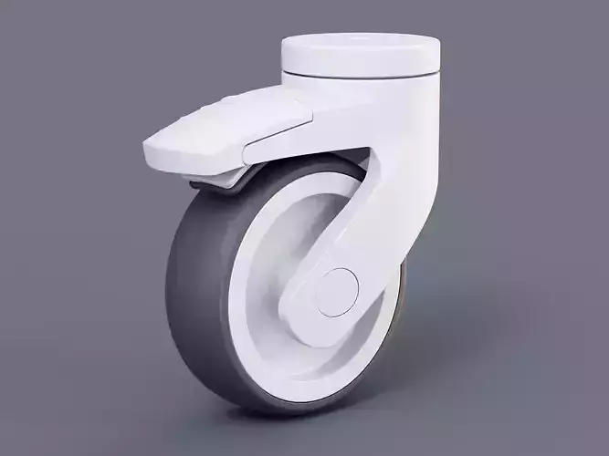 Caster Wheel 3D model