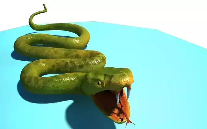 Snake by Swp Free 3D model