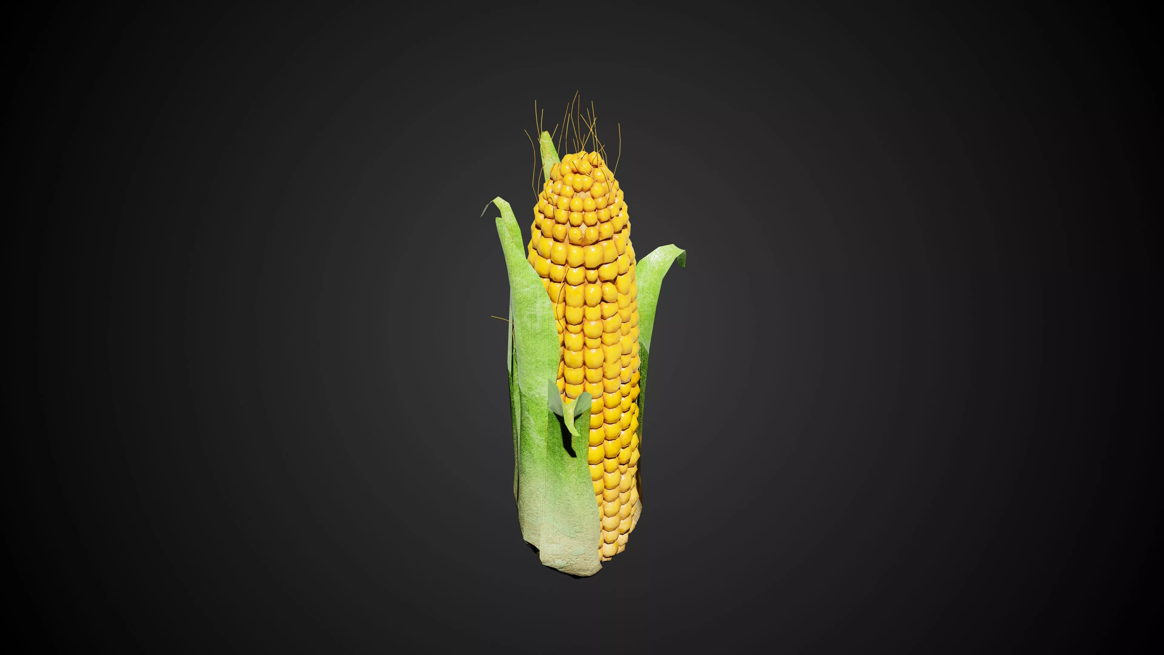 Corn Maize Low-poly 3D model