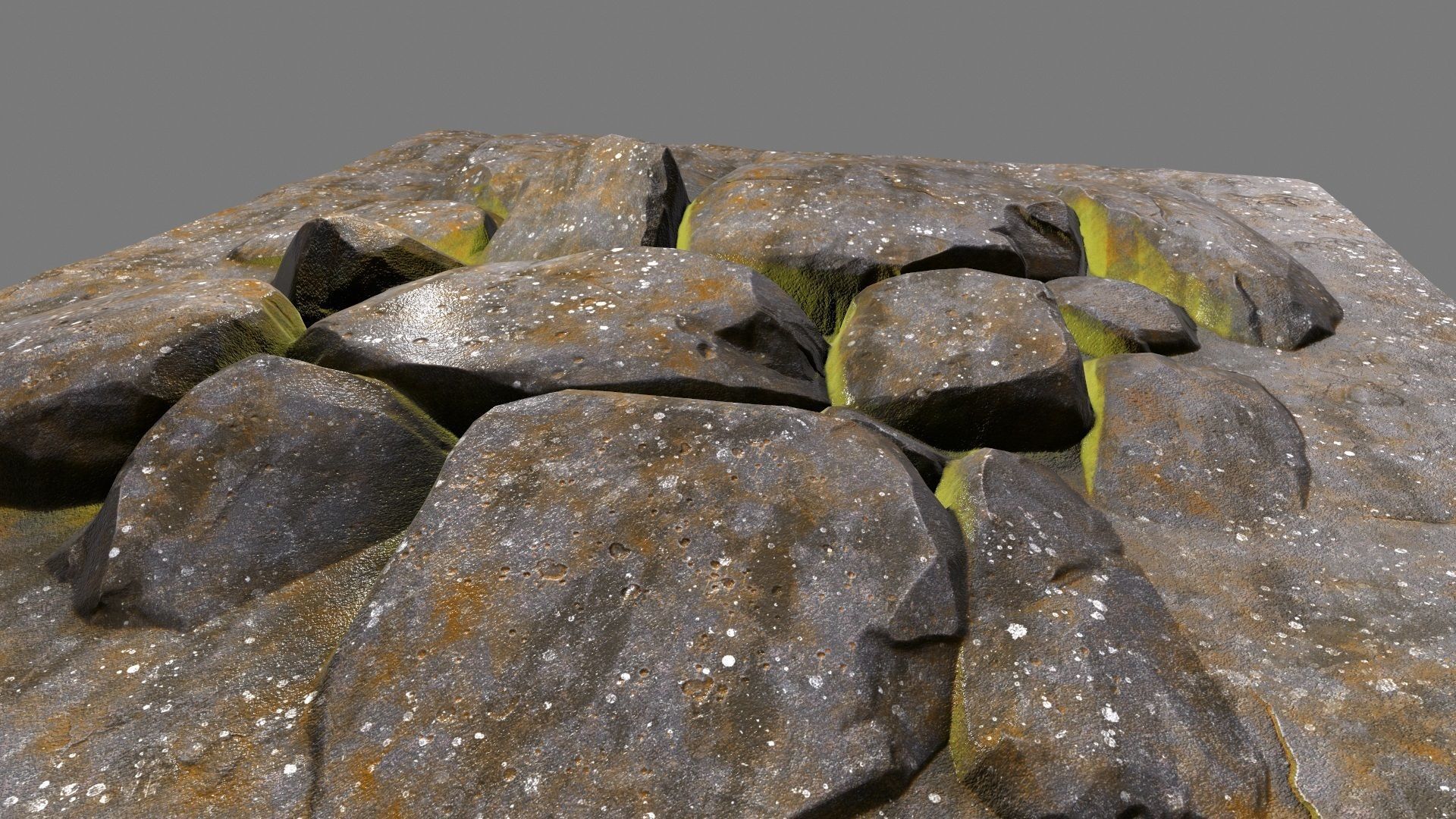 Floor Rock Low-poly 3D model_6