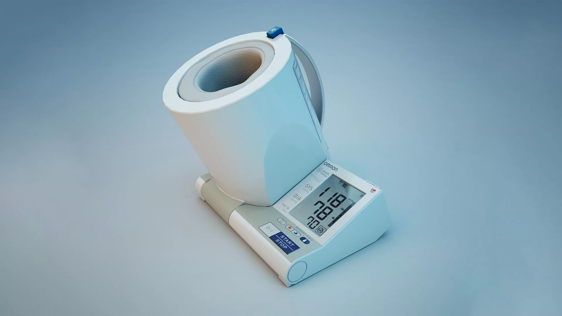 Blood Pressure Monitor I-Q132 Sportarm 3D model