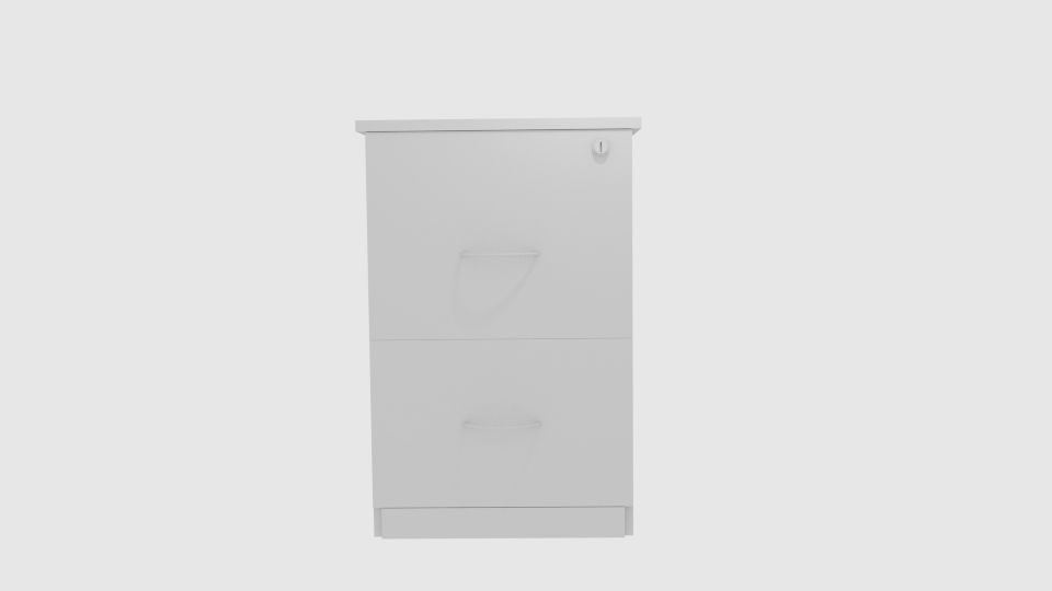 Filing Cabinet Drawer Low-poly 3D model_4
