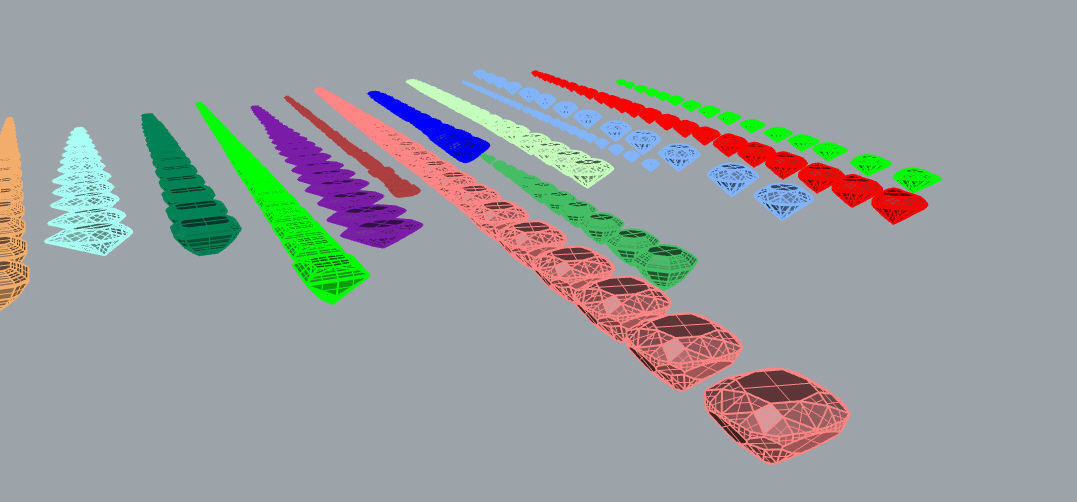 a Package of 320 Stones all shapes and sizes diamonds and gems 3D print model_5