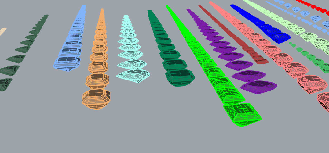a Package of 320 Stones all shapes and sizes diamonds and gems 3D print model_7