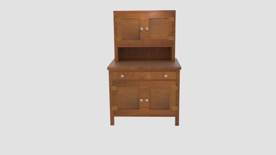  Hoosier Cabinet  3D model_2