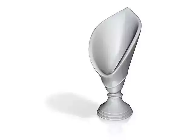 Gold Cup Trophy - square mounting 3D print model