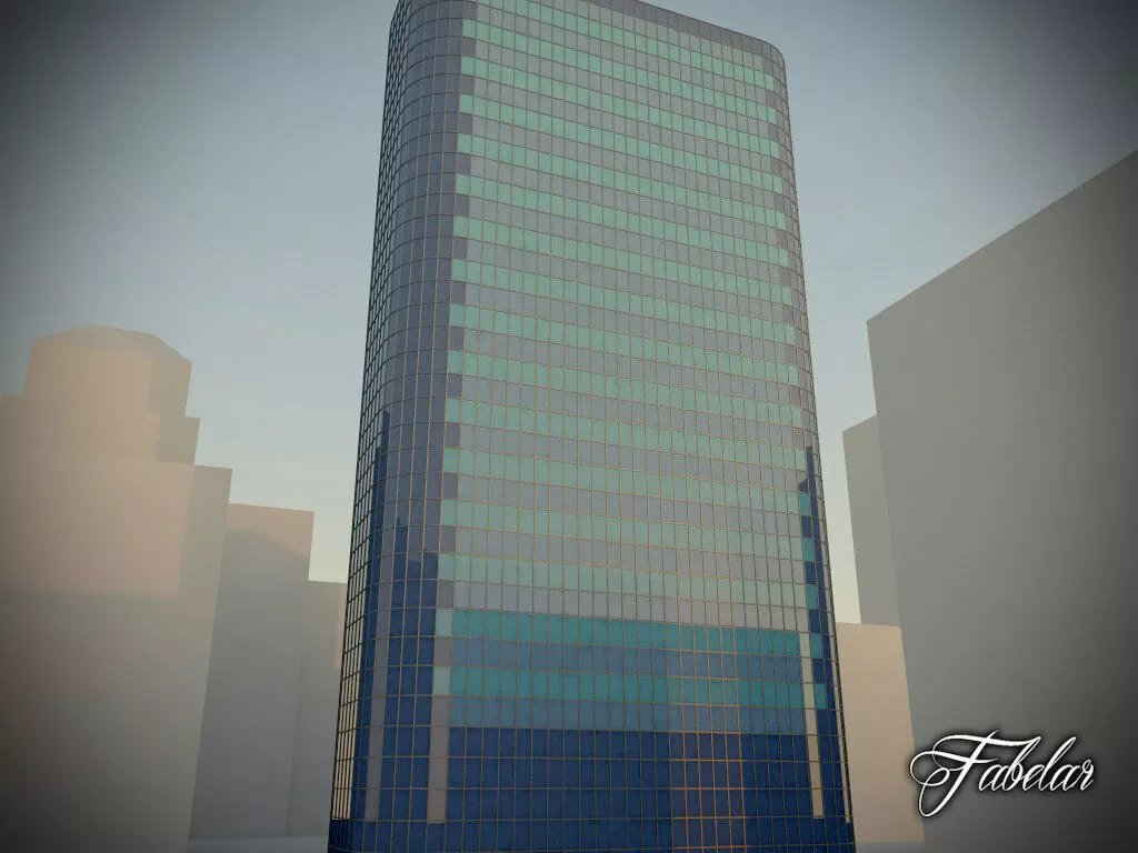 Building 24 Free low-poly 3D model