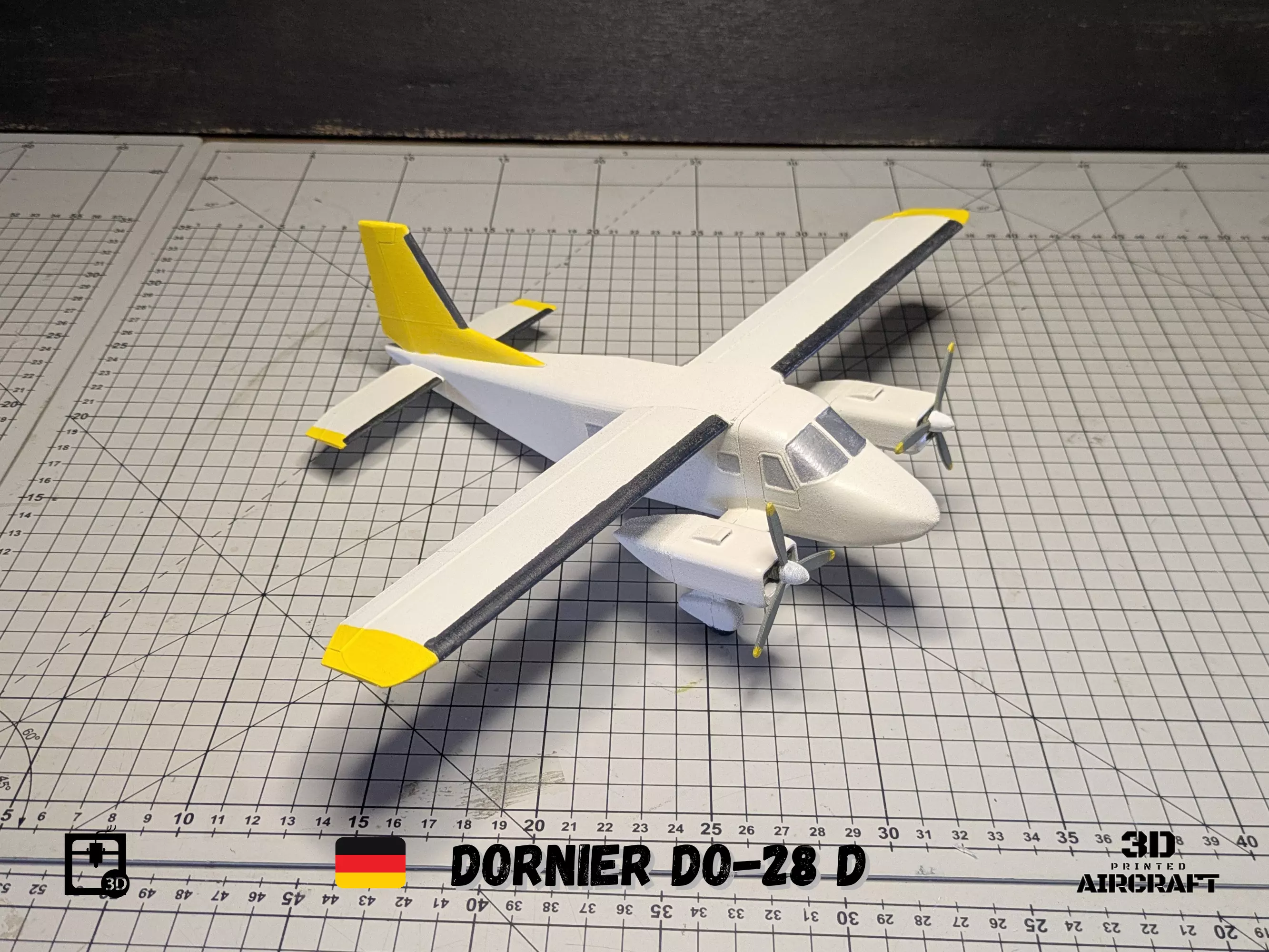 Dornier Do-28 D Skyservant - Scale-model 3D print model