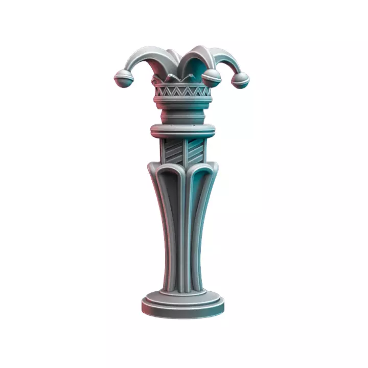 Fun Pillars VIII - Board Game Miniature STL 3D print model