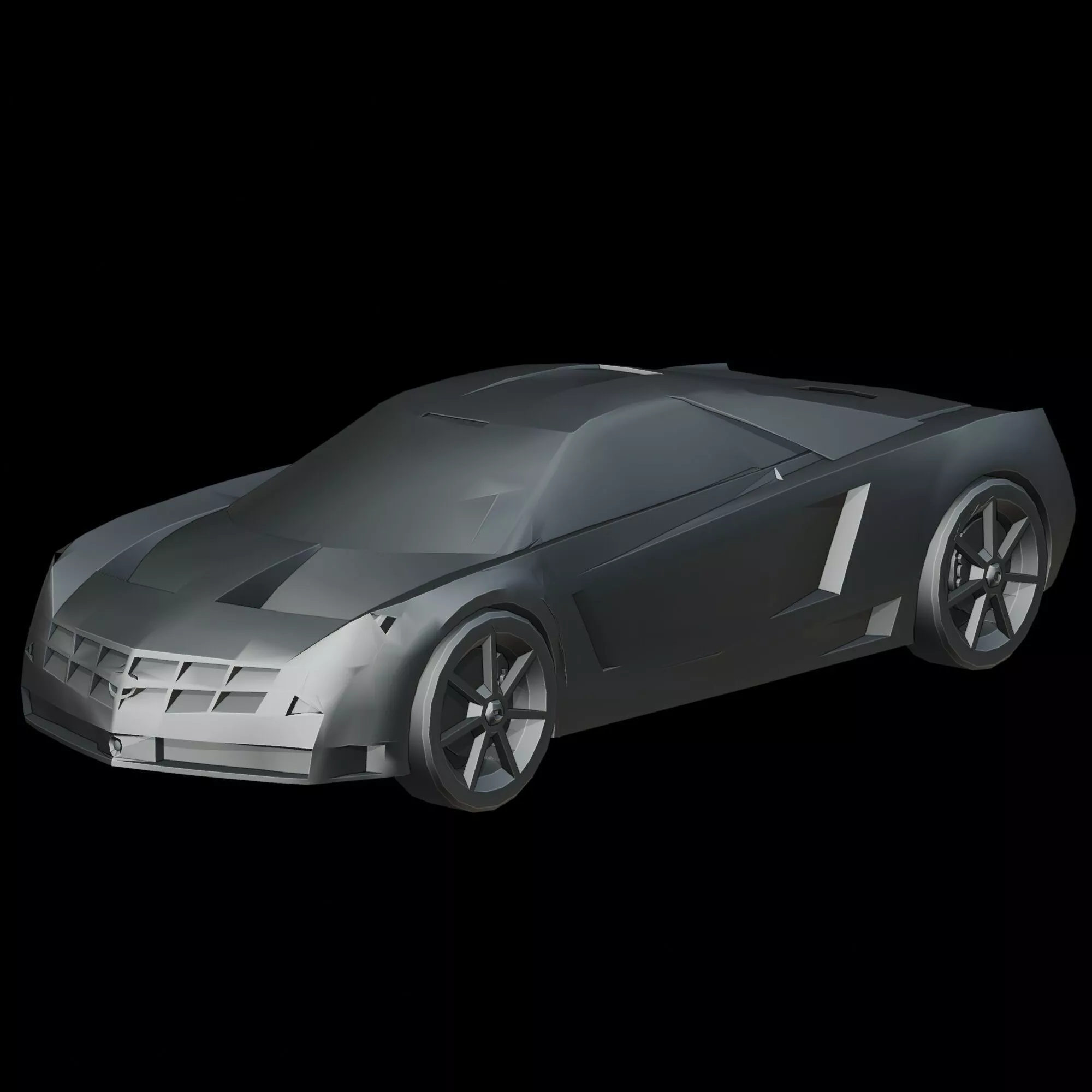 Cadillac Cien concept car 2002 3D print model