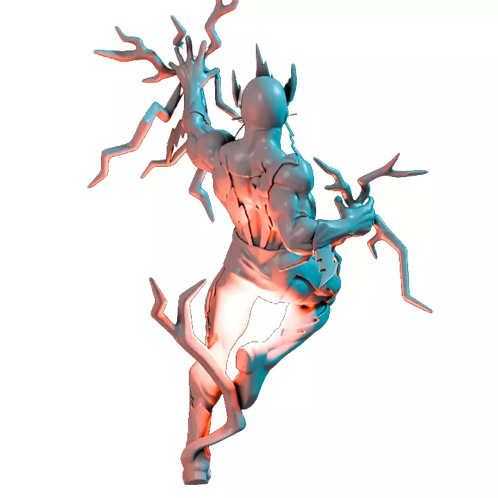 Angry Electrician IV - Heroic Scale Miniature 3D print model