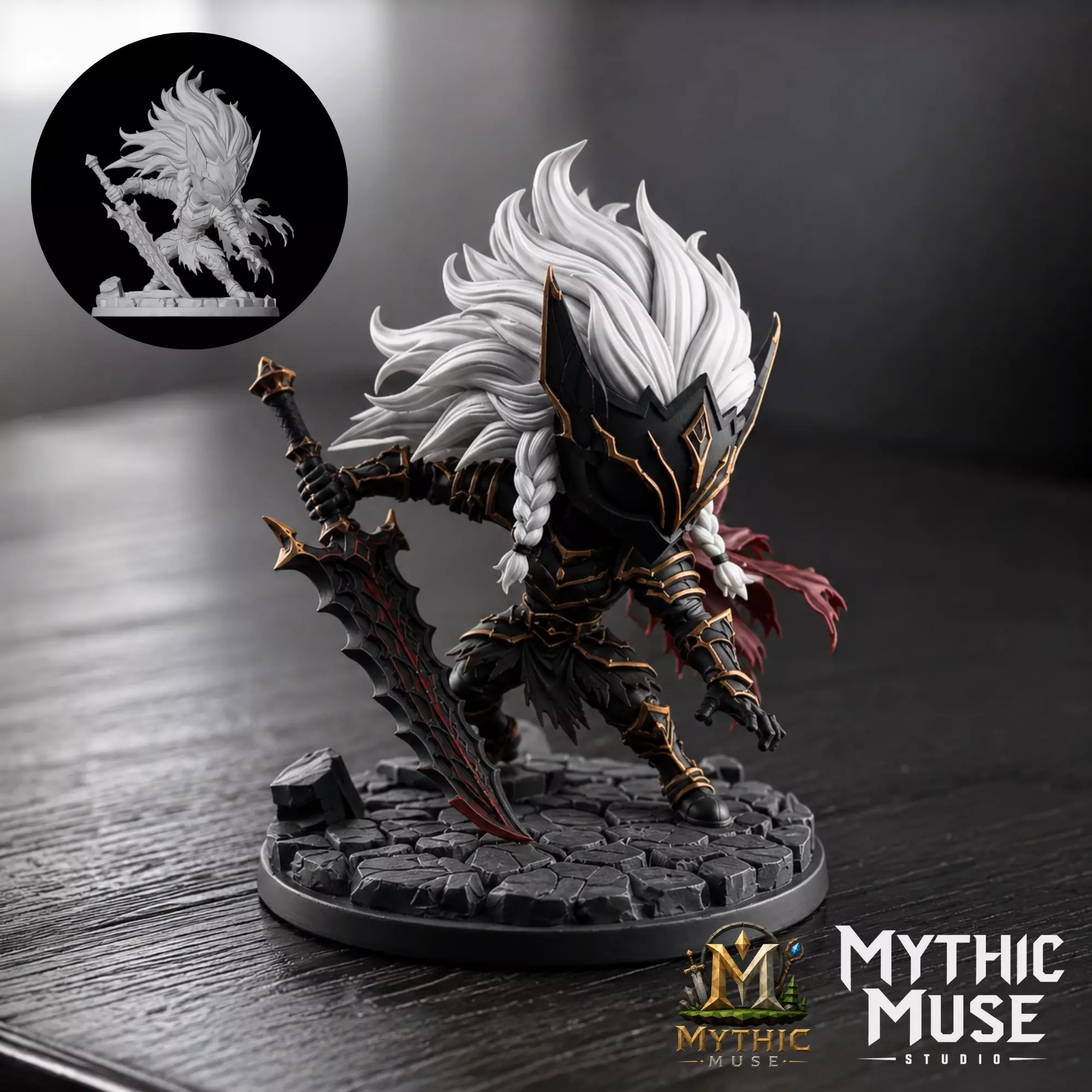 Maliketh the Black Blade Fan Art - Elden Ring 3D print model