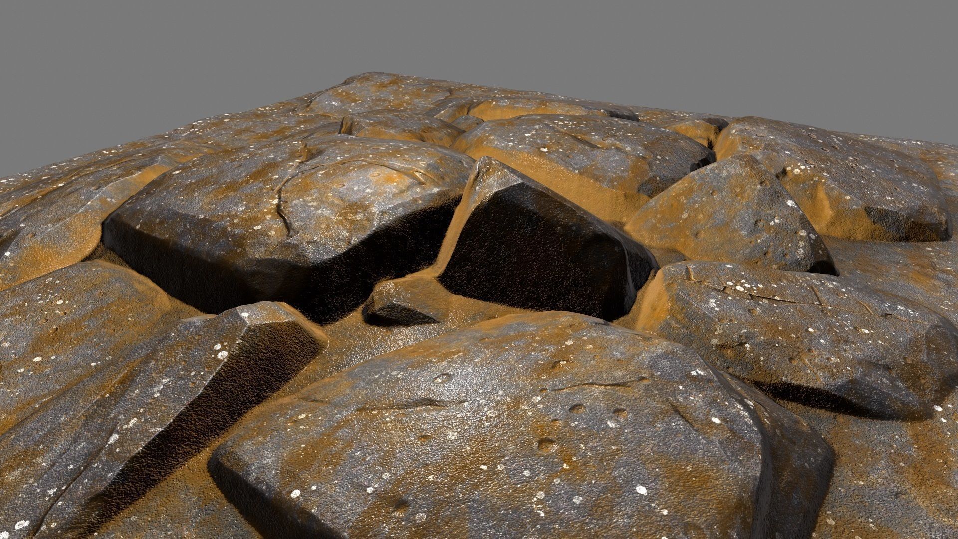 floor rock 04 Low-poly 3D model_14
