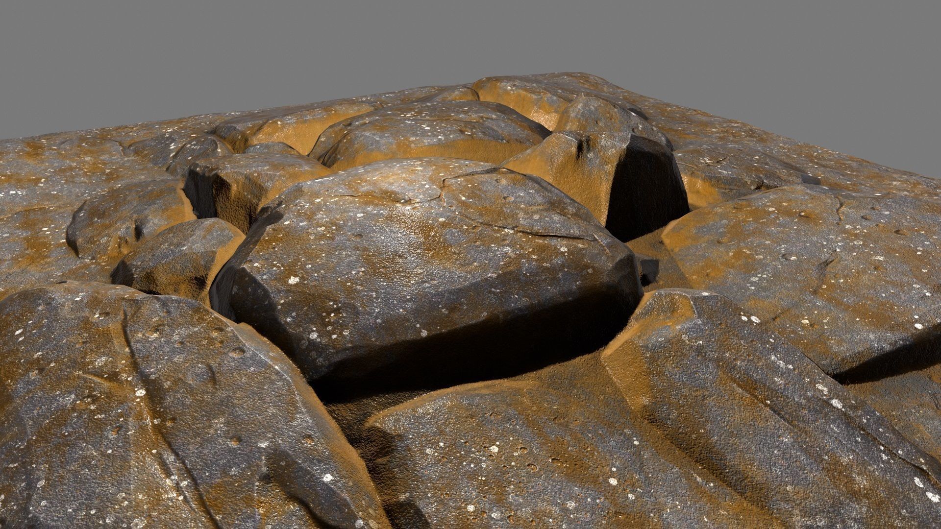 floor rock 04 Low-poly 3D model_12