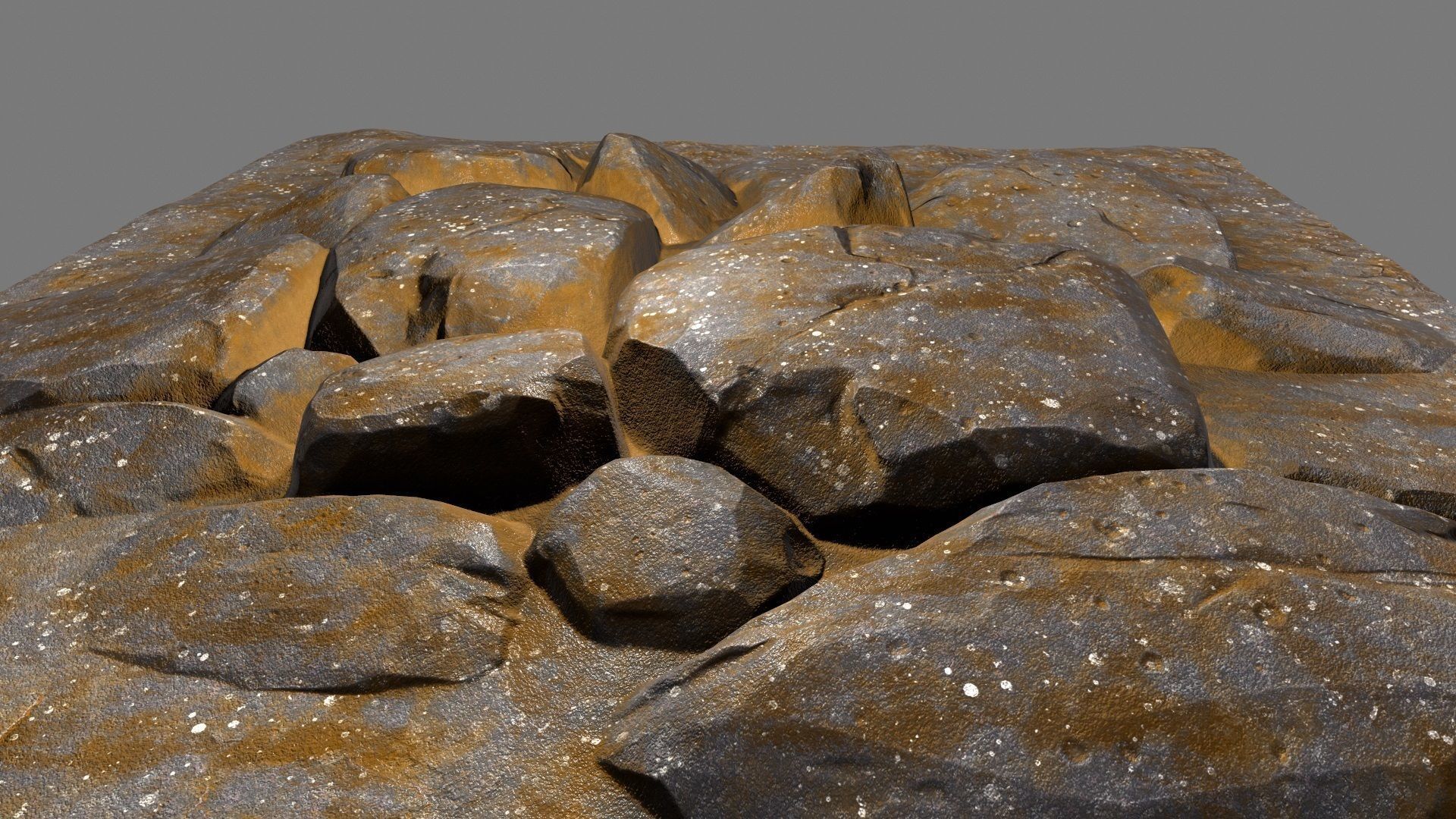 floor rock 04 Low-poly 3D model_11