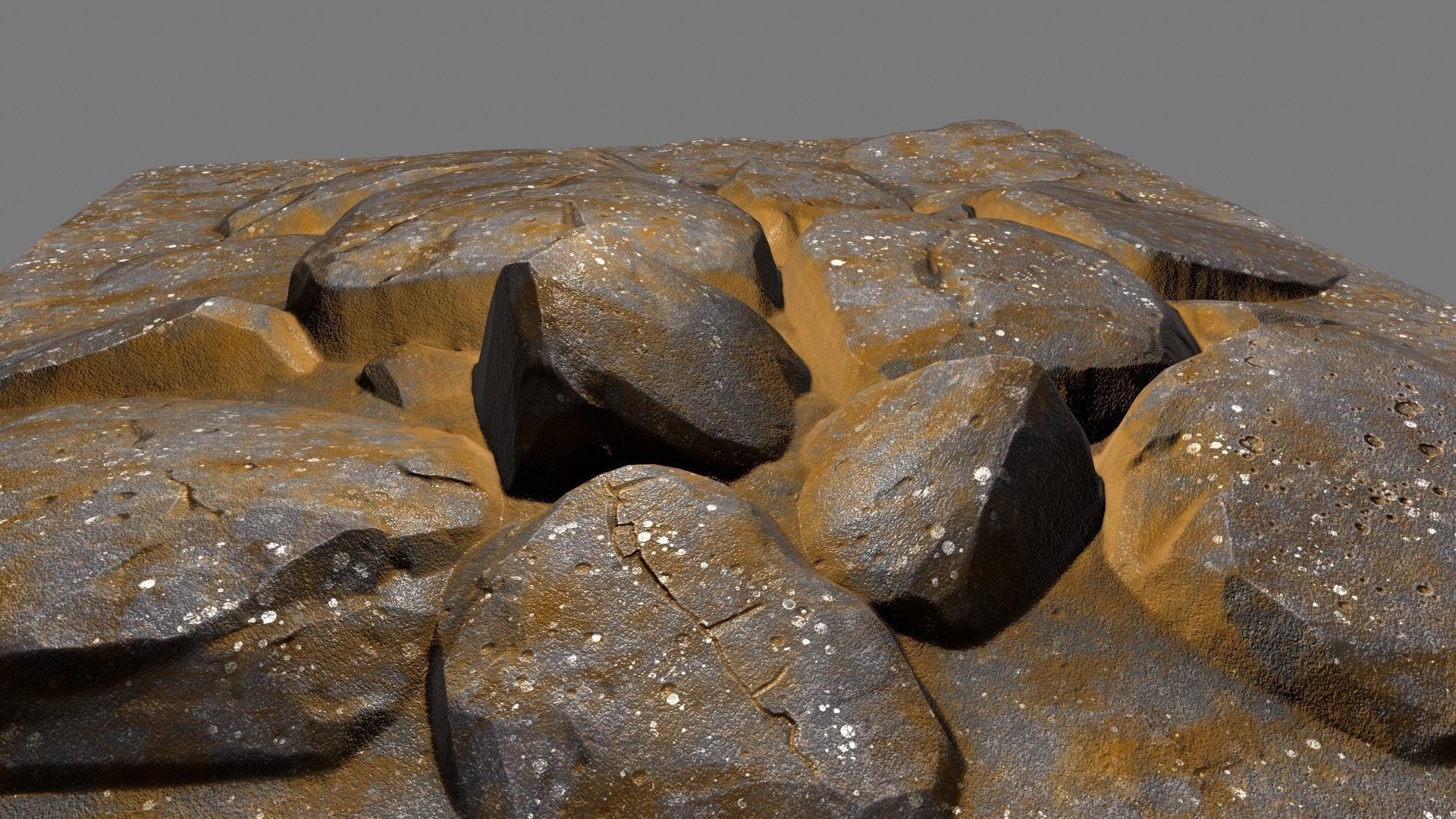 floor rock 04 Low-poly 3D model_13